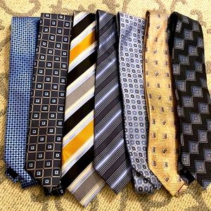 Ermenegildo Zegna 7 tie lot! Selling all 7 together.